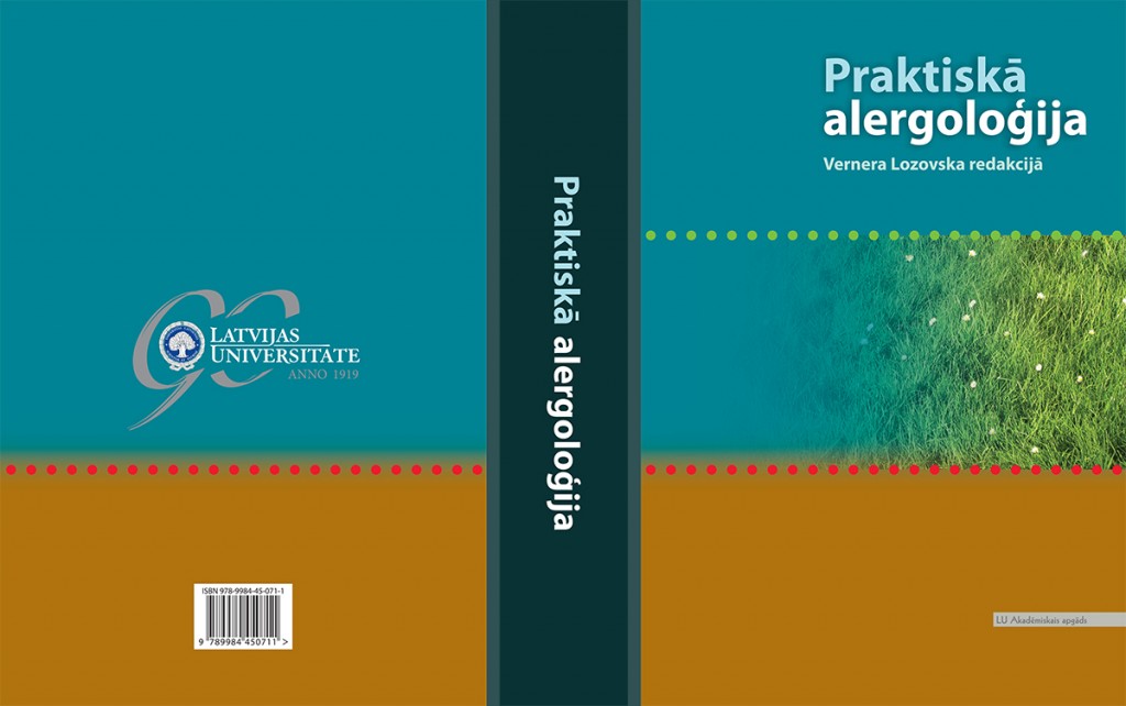 Grāmatas vāka dizains / Cover design of the book